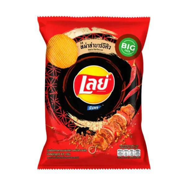 Lays Mala BBQ Chips (Thailand)