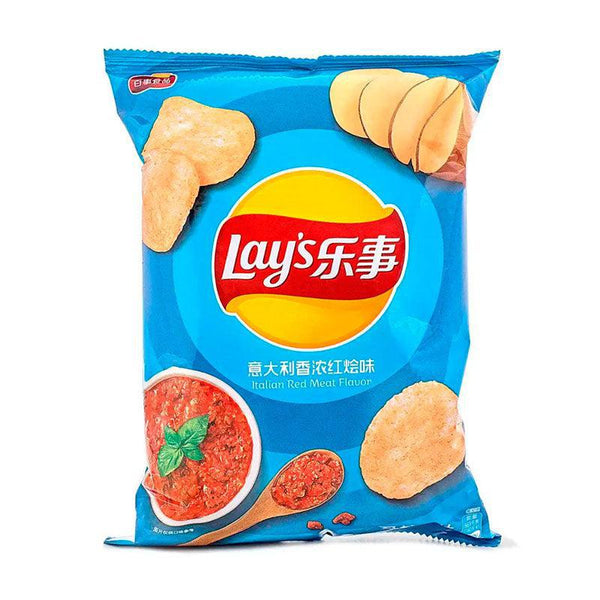 Lays Chips Italian Red Meat (China)