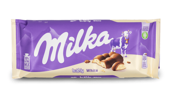 Milka Bubbly White 95g (European)