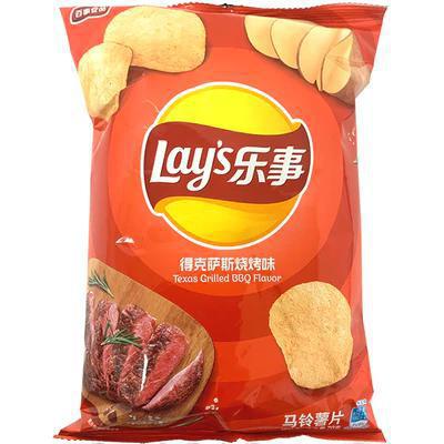 Lays Texas Grilled BBQ Flavor Chips
