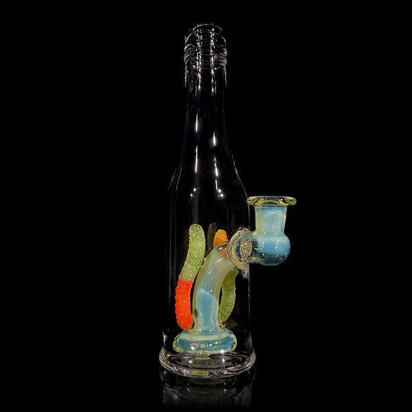 Emperial Glass - Sour Gummy Worm Bottle - The Gallery at VL