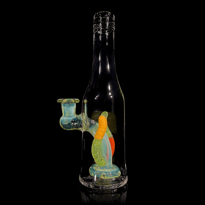 Emperial Glass - Sour Gummy Worm Bottle - The Gallery at VL