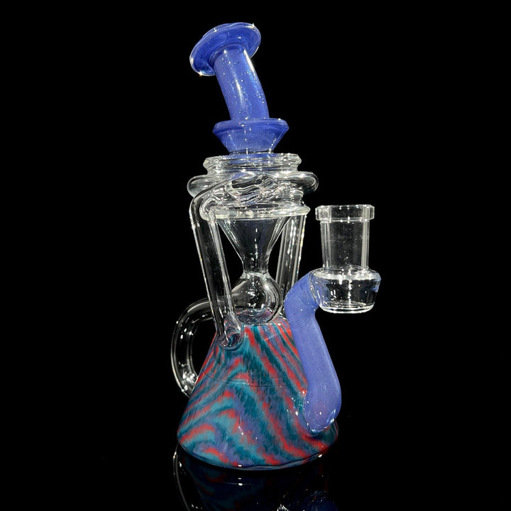 MShea Glass - Dual Uptake Recycler (with Bubble Cap) - The Gallery at VL